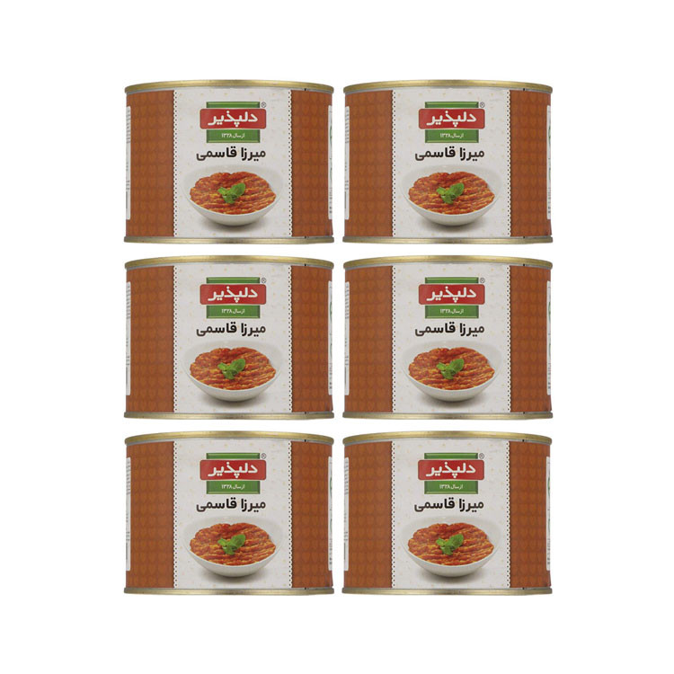 کنسرو میرزا قاسمی دلپذیر - 482 گرم مجموعه 6 عددی