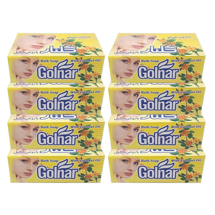 صابون شستشو گلنار مدل لیمویی بسته 6 عددی