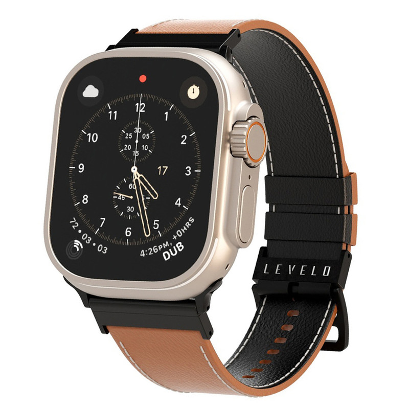 خرید و قیمت بند چرمی لِولو مدل MONTRE مناسب برای اپل واچ 49/45/44/42 میلی متری