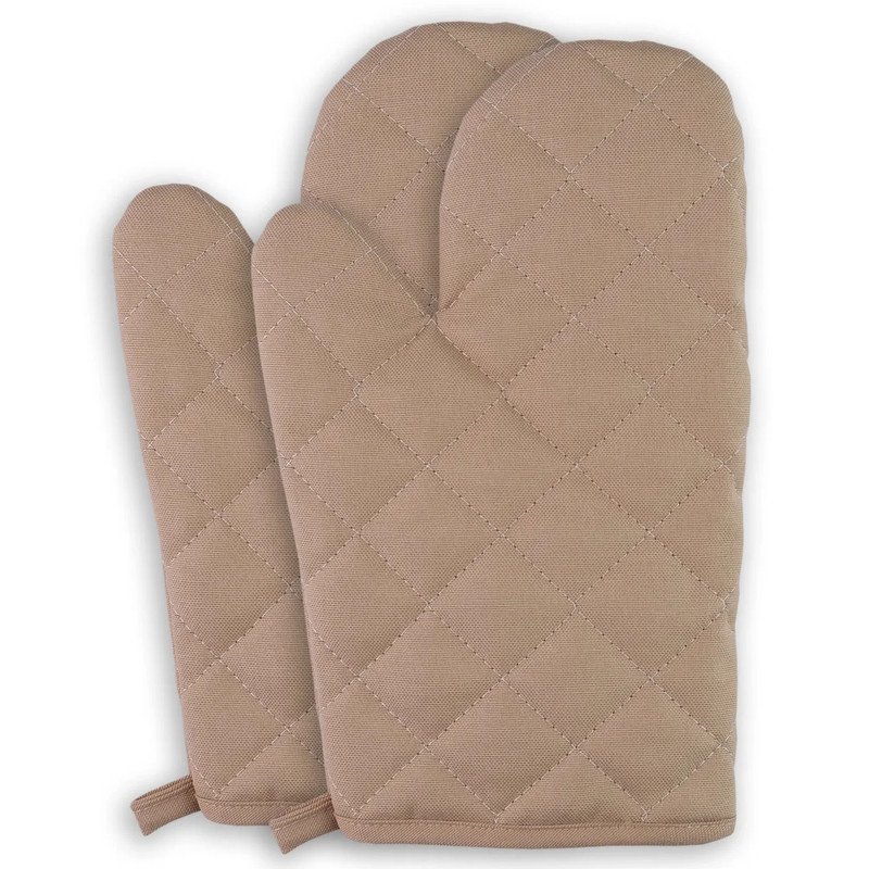 دستکش فر الیزاسوینگ مدل پنبه دوزی مجموعه دو عددی