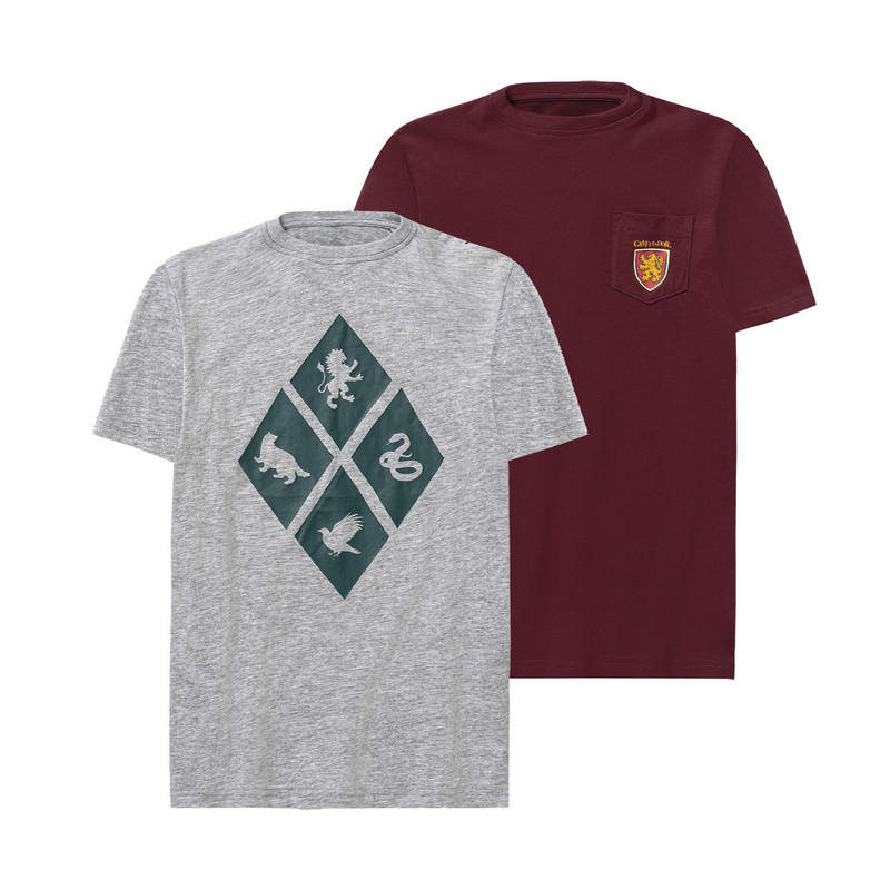 خرید و قیمت تی شرت آستین کوتاه پسرانه هری پاتر مدل New2024 مجموعه دو عددی