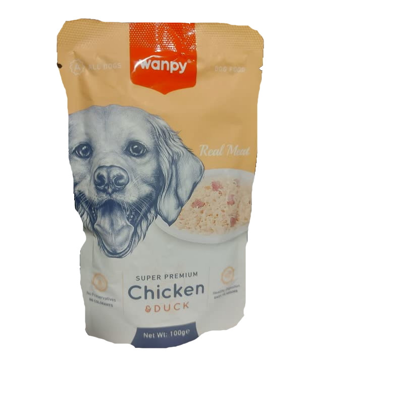 خرید و قیمت پوچ سگ ونپی مدل مرغ و اردک وزن 100 گرم