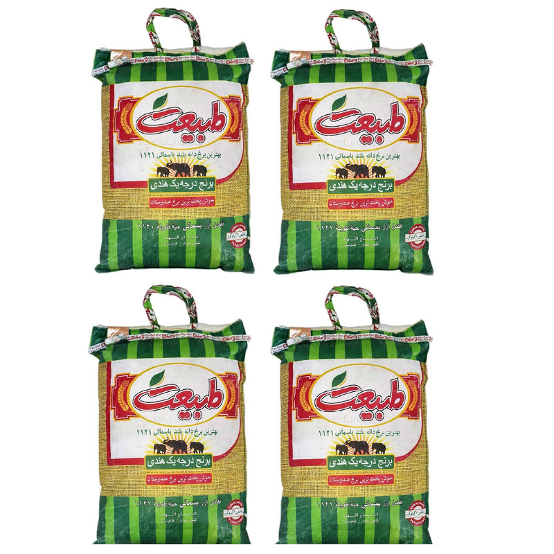 برنج طبیعت - 10 کیلوگرم بسته 4 عددی