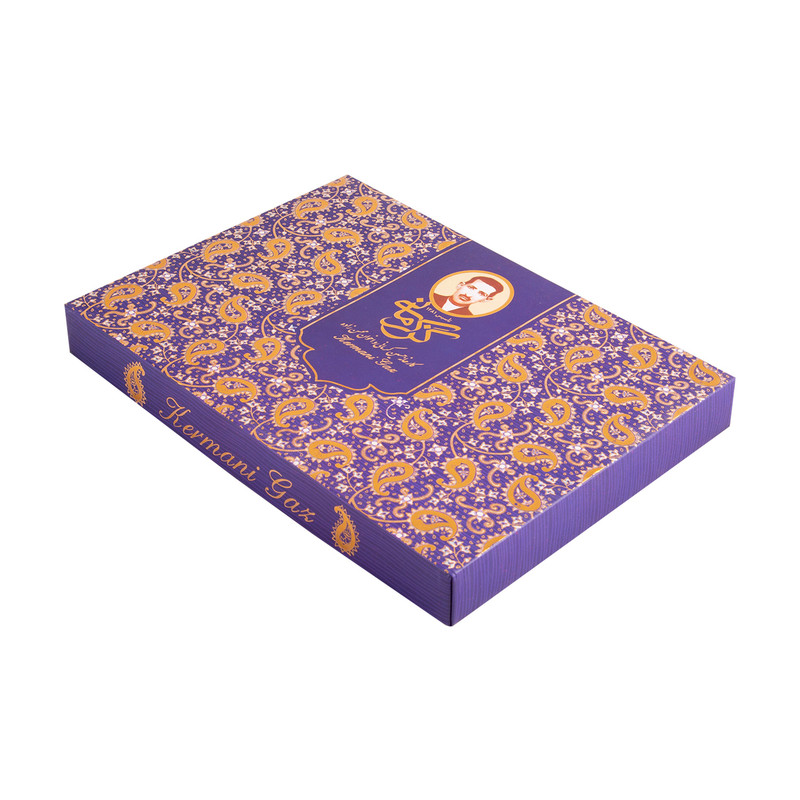 گز لقمه مخلوط پسته و بادام 28 درصد گز کرمانی - 450 گرم