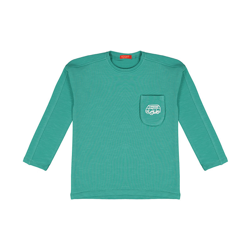 تی شرت آستین بلند پسرانه رُزمی مدل ds987