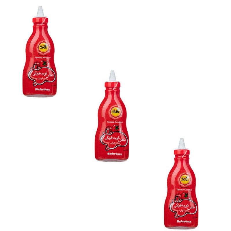 سس گوجه فرنگی بهروز - 410 گرم بسته 3 عددی