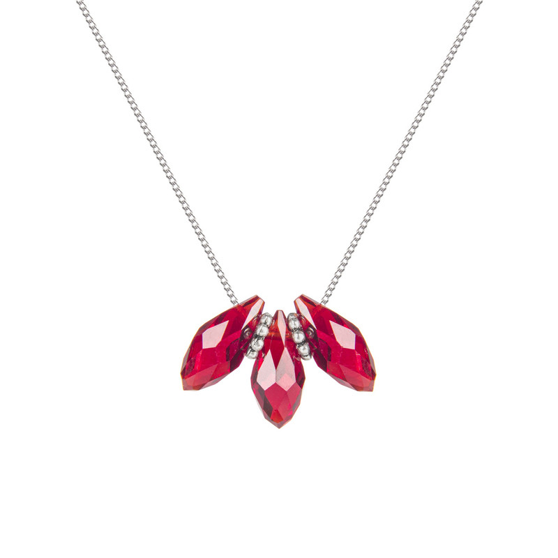 خرید و قیمت گردنبند نقره زنانه ریسه گالری مدل سه اشک 5324