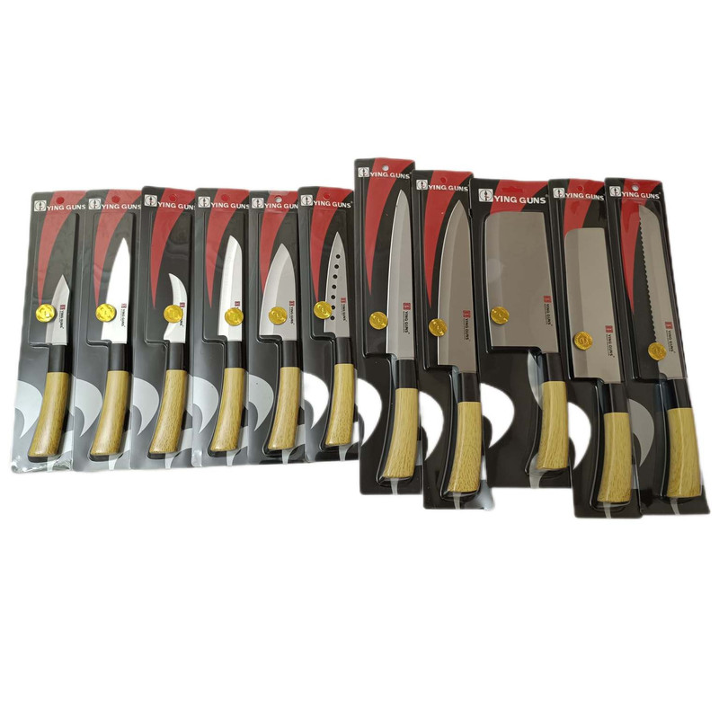 سرویس چاقو آشپزخانه 11 پارجه ینگ گانس مدل کامپلیت سریز کد 0011