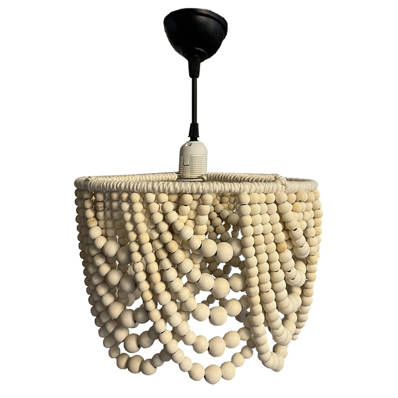 خرید و قیمت لوستر تزئینی مدل مدرن چوبی کد 4020