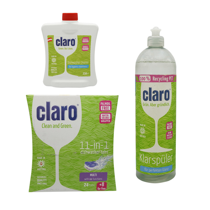 شوینده ظروف کلارو مدل ۱۰۰۰۳۲۲۵۰ مجموعه ۳ عددی