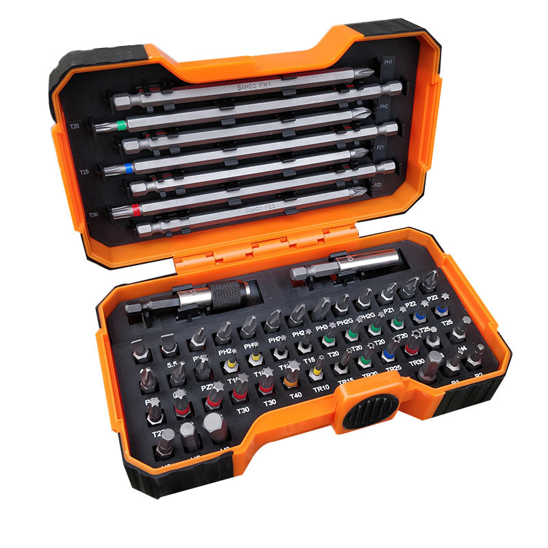 سری پیچ گوشتی دو سر چهار سو باهکو مدل 59/S54BC-IP بسته 54 عددی