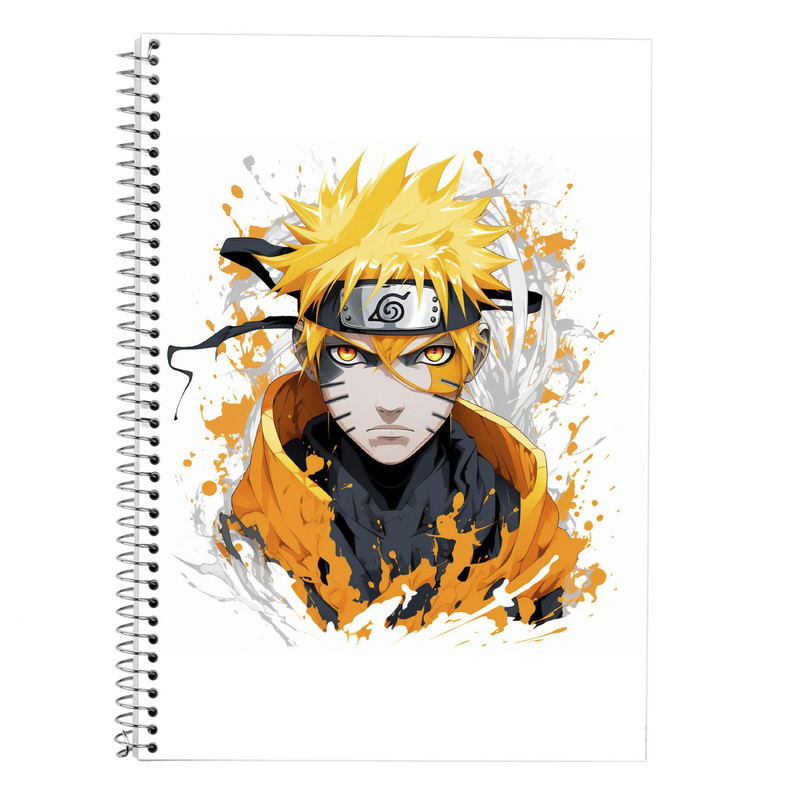 دفتر زبان 50 برگ مدوپد مدل Naroto کد DF11141