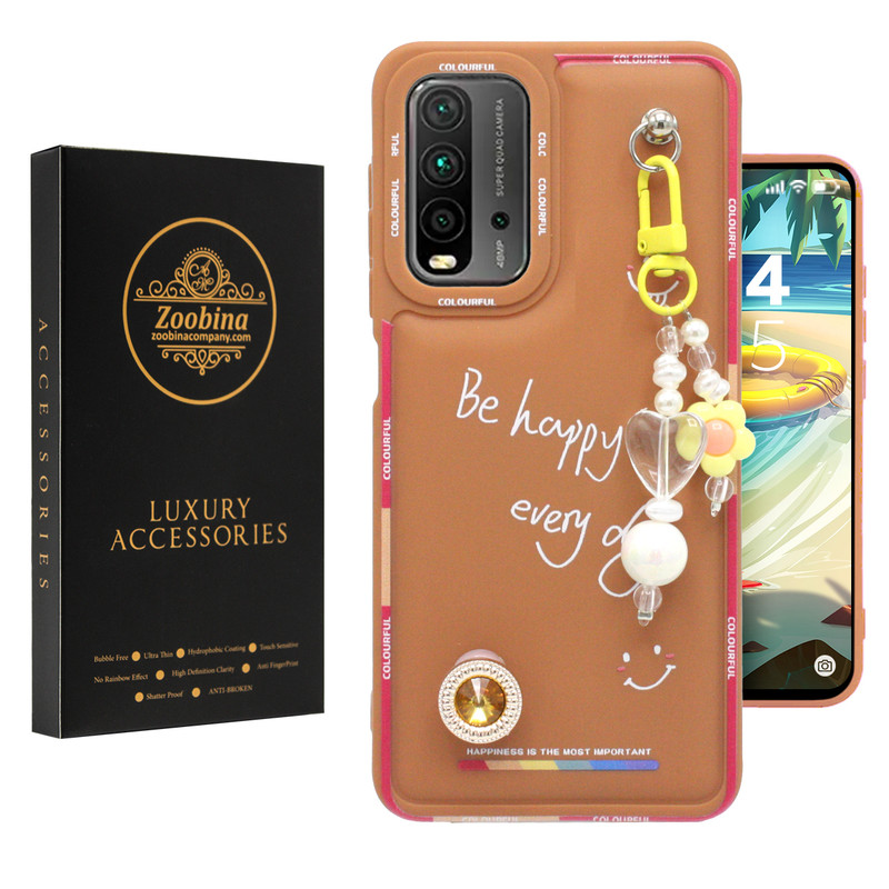 خرید و قیمت کاور زوبینا مدل Zanta مناسب برای گوشی موبایل شیائومی Redmi 9T / Poco M3 به همراه بند آویز