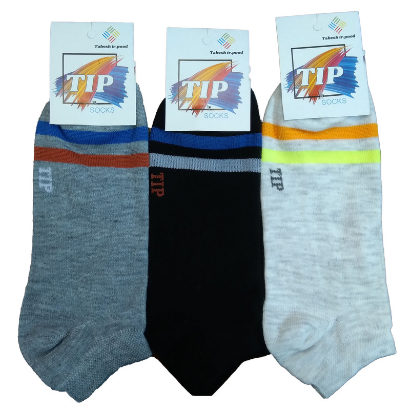 جوراب زنانه تابش ایران پود مدل مچی کد ZM0002 مجموعه 3 عددی