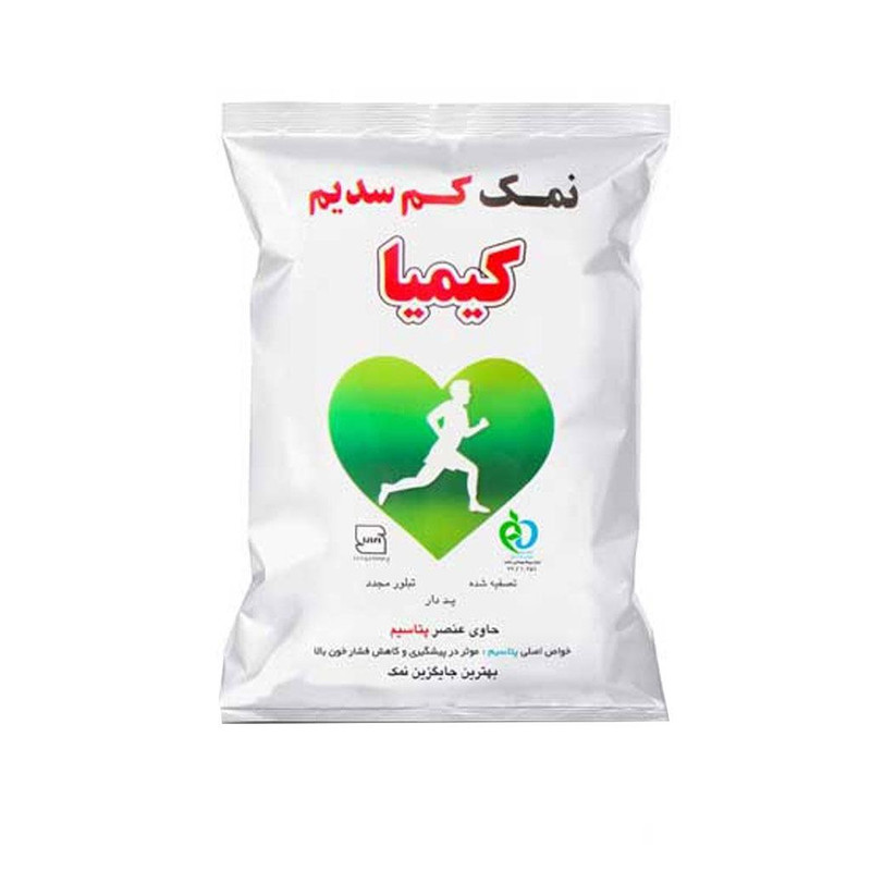 خرید و قیمت نمک کم سدیم کیمیا - 500 گرم