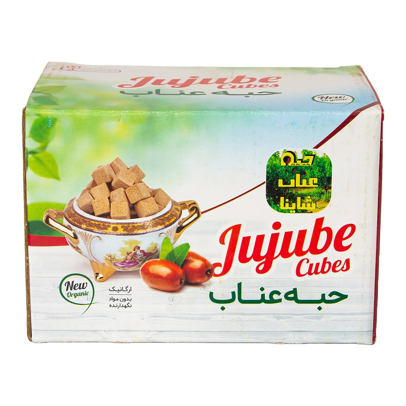 خرید و قیمت قند رژیمی حبه عناب زرد آلو شاینا - 500 گرم