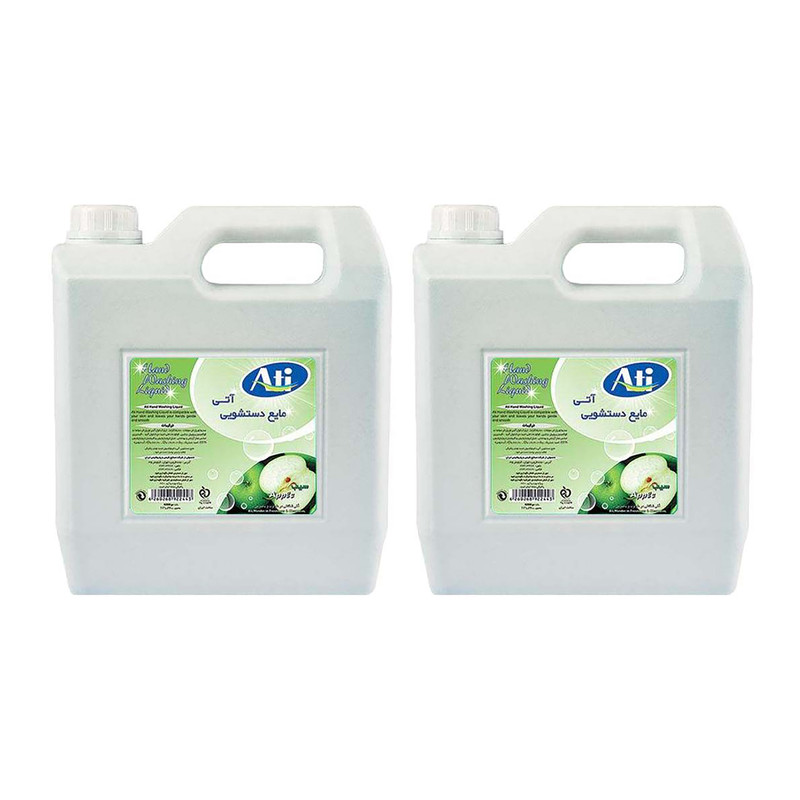 مایع دستشویی آتی مدل سیب حجم 4000 میلی لیتر بسته 2 عددی