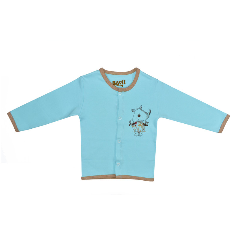 خرید و قیمت شومیز نوزادی باولی مدل بوفالو