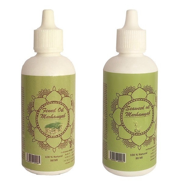 خرید و قیمت روغن مو مرهم یاب مدل جلبک دریایی و رازیانه حجم 80 میلی لیتر مجموعه 2 عددی