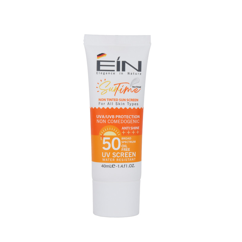 خرید و قیمت کرم ضد آفتاب بی رنگ ای آی ان SPF50 مدل anti shine مناسب انواع پوست حجم 40 میلیلیتر