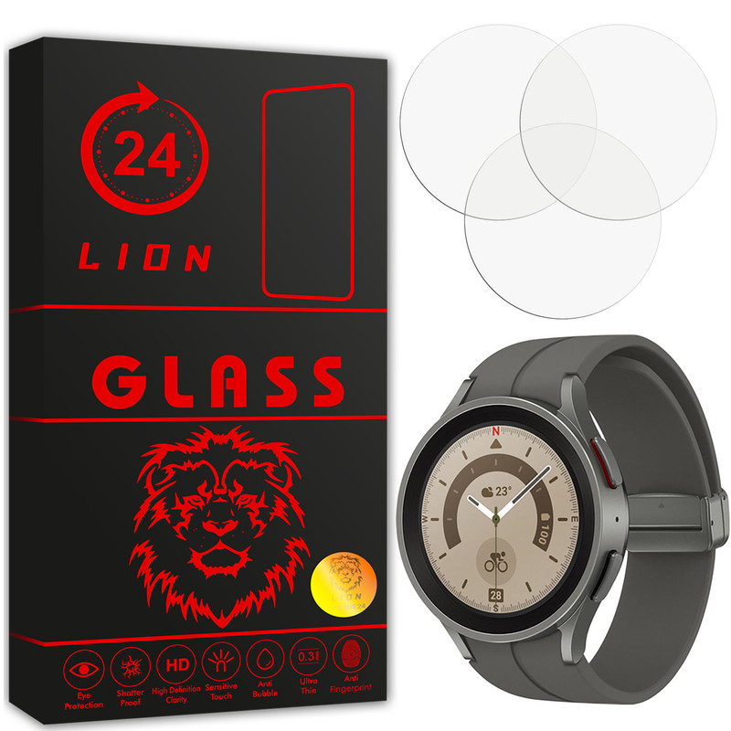 محافظ صفحه نمایش لاین مدل RB007 مناسب برای ساعت هوشمند سامسونگ Galaxy Watch 5 Pro بسته سه عددی