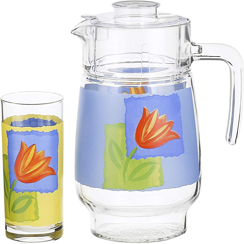 سرویس پارچ و لیوان 7 پارچه لومینارک مدل ماتیز