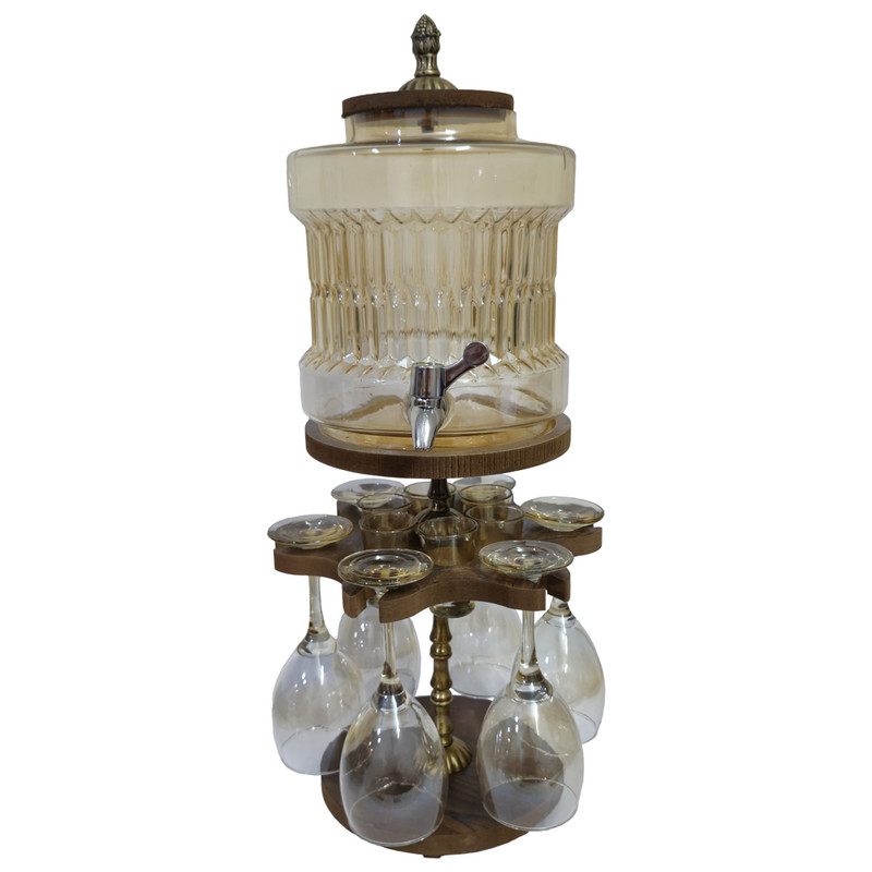 کلمن مدل میزبان کد 1019 ظرفیت 4 لیتر به همراه لیوان