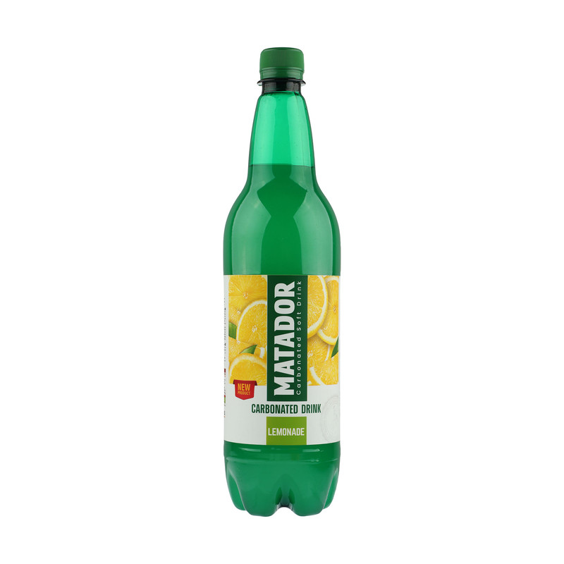 نوشابه لیموناد گازدار ماتادور - 1 لیتر