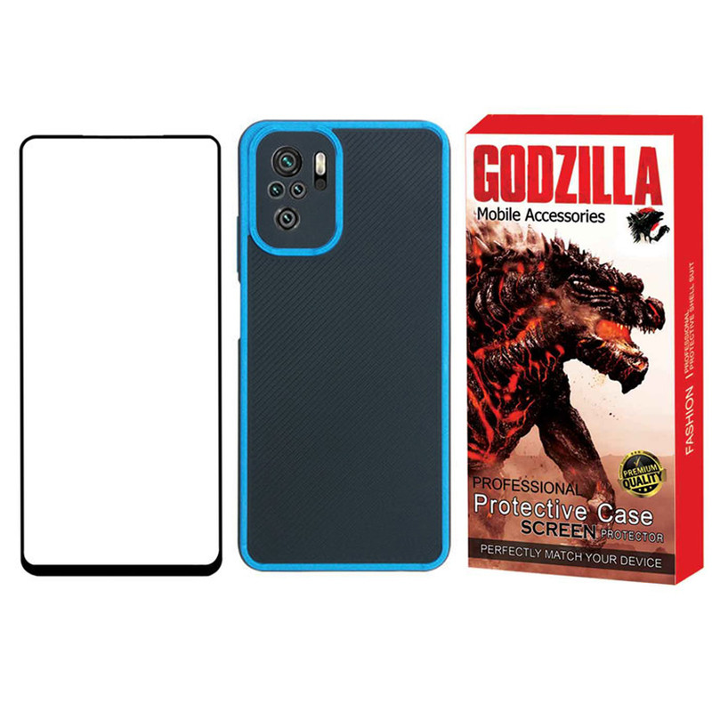 کاور گودزیلا مدل G-HASH مناسب برای گوشی موبایل شیائومی Redmi Note 10 Pro / 10 Pro Max به همراه محافظ صفحه نمایش