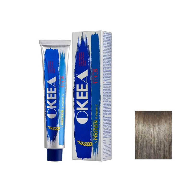 خرید و قیمت رنگ مو اکیا سری خاکستری شماره 9.1 حجم 100 میلی لیتر رنگ بلوند خاکستری بسیار روشن