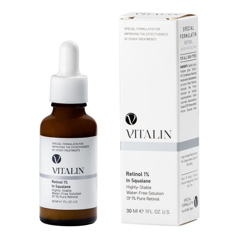 سرم ضد چروک ویتالین مدل رتینول حجم 30 میلی لیتر
