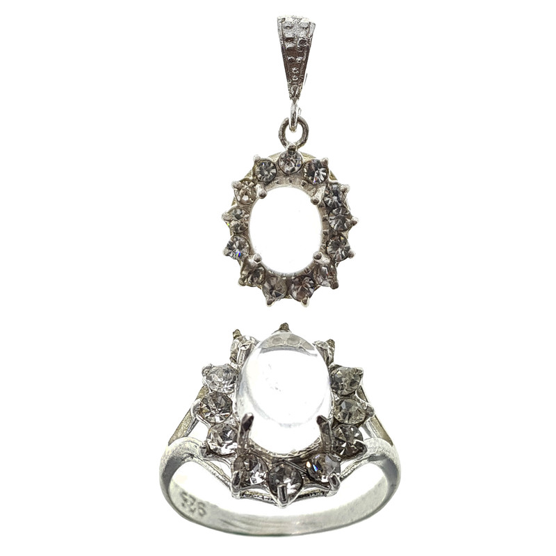 خرید و قیمت نیم ست نقره زنانه سلین کالا مدل Ce-dor3