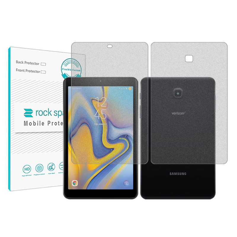 محافظ صفحه نمایش مات راک اسپیس مدل HyMTT مناسب برای تبلت سامسونگ Galaxy Tab A 8.0 (2018) به همراه محافظ پشت تبلت
