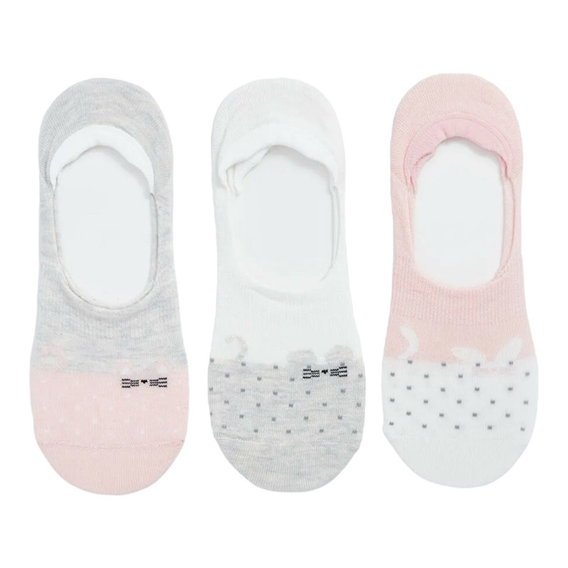 جوراب کالج زنانه ال سی وایکیکی مدل آنتی باکتریال animal بسته 3 عددی