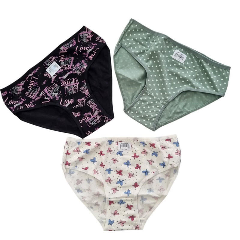 خرید و قیمت شورت زنانه میسپل مدل اسلیپ بسته 3 عددی