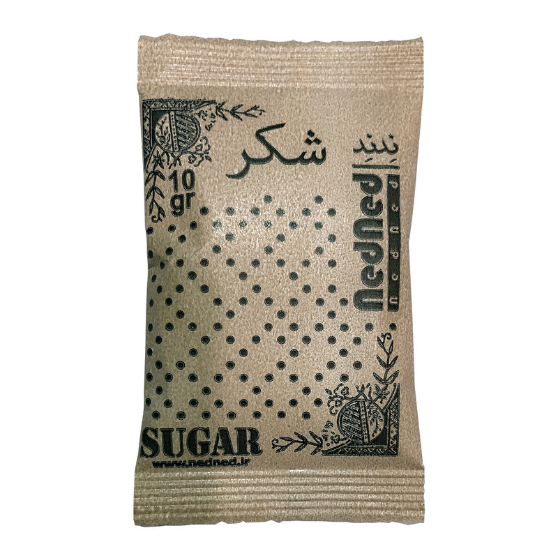 خرید و قیمت شکر سفید یک نفره ندند - 10 گرم بسته 300 عددی