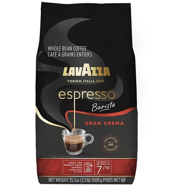 خرید و قیمت قهوه باریستا گرن کرما Espresso Barista Gran Crema لاوازا - 1 کیلوگرم