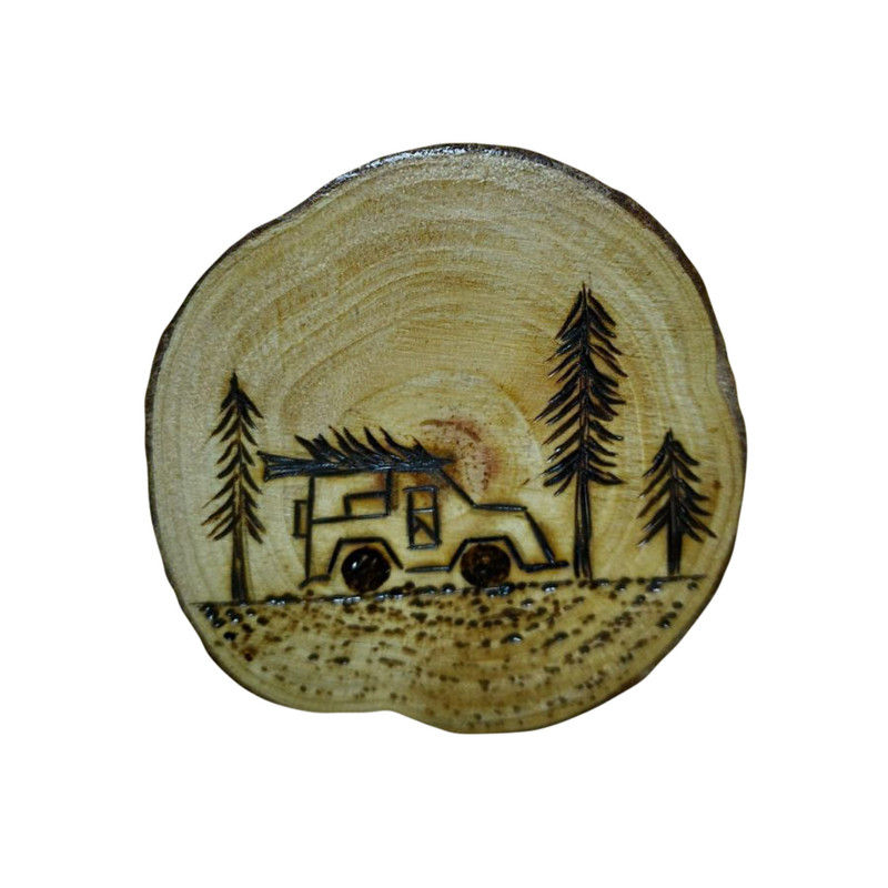 پیکسل و مگنت چوبی طرح سفر