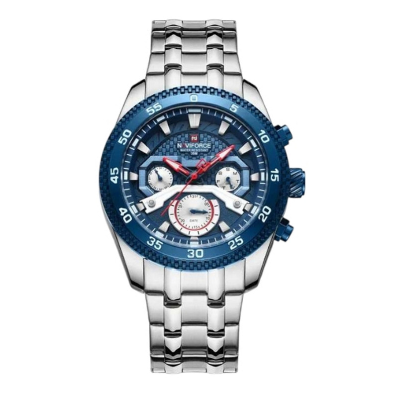 ساعت مچی عقربهای مردانه نیوی فورس مدل سه موتوره فول تایم