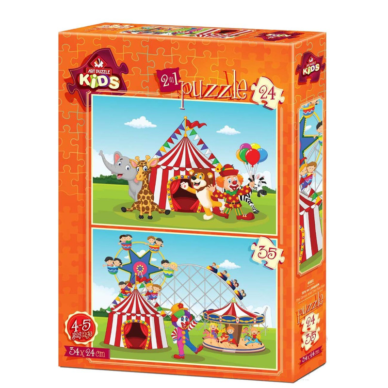 پازل 79 تكه آرت پازل طرح دلقك كد 4491