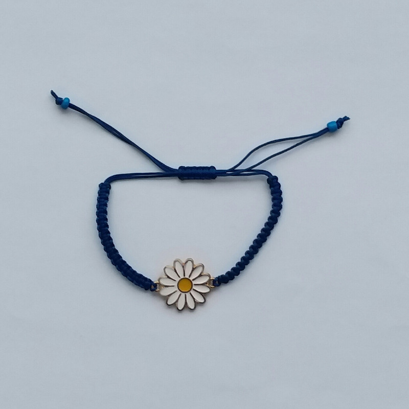 دستبند دخترانه مدل گل بابونه NA124