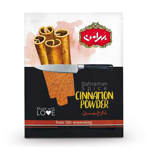 خرید و قیمت پودر دارچین بهرامن - 55 گرم