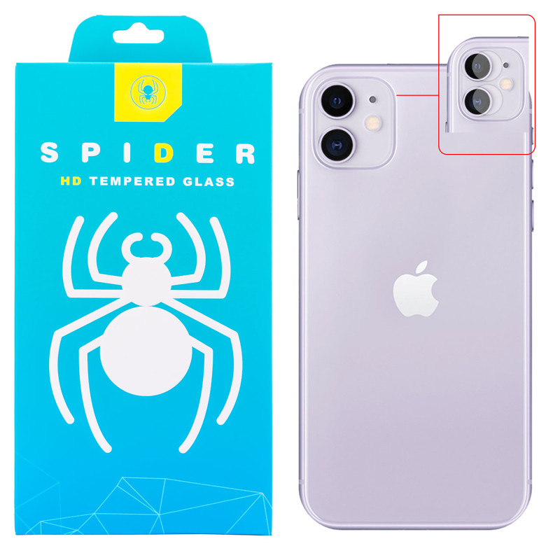 محافظ لنز دوربین اسپایدر مدل GC-2000 مناسب برای گوشی موبایل اپل Iphone 11