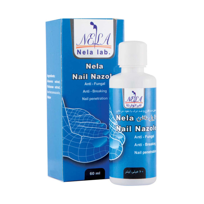 محلول تقویت کننده ناخن لابراتوار نلا مدل نلانازول حجم 60 میلی لیتر