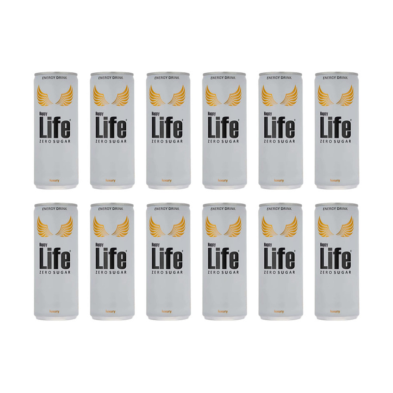 خرید و قیمت نوشابه انرژی زا بدون شکر لایف - 250 میلی لیتر بسته 12 عددی