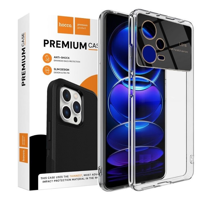 کاور هوکو مدل TPULenz مناسب برای گوشی موبایل شیائومی Redmi Note 12 Pro Plus 5G