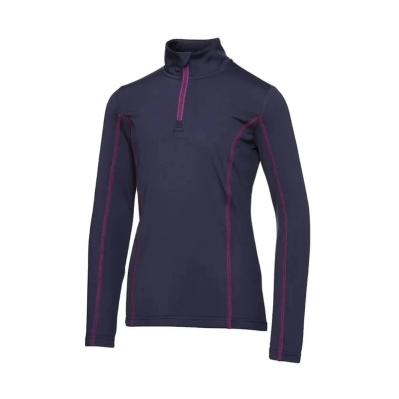 خرید و قیمت تی شرت ورزشی دخترانه کرویت پرو مدل نیم زیپ