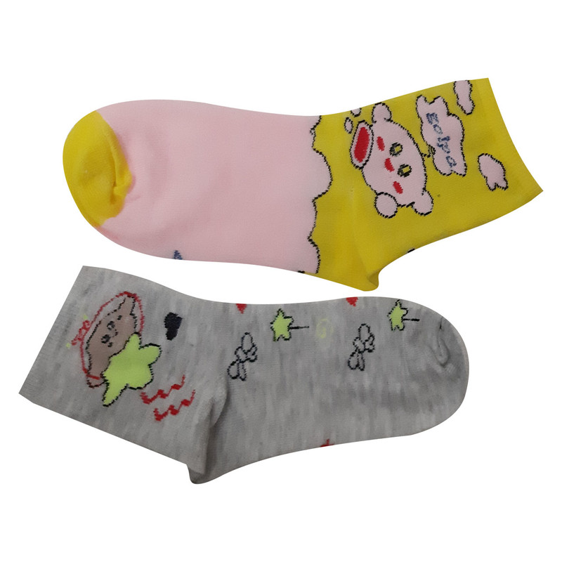 جوراب دخترانه کد 28 مجموعه 2 عددی