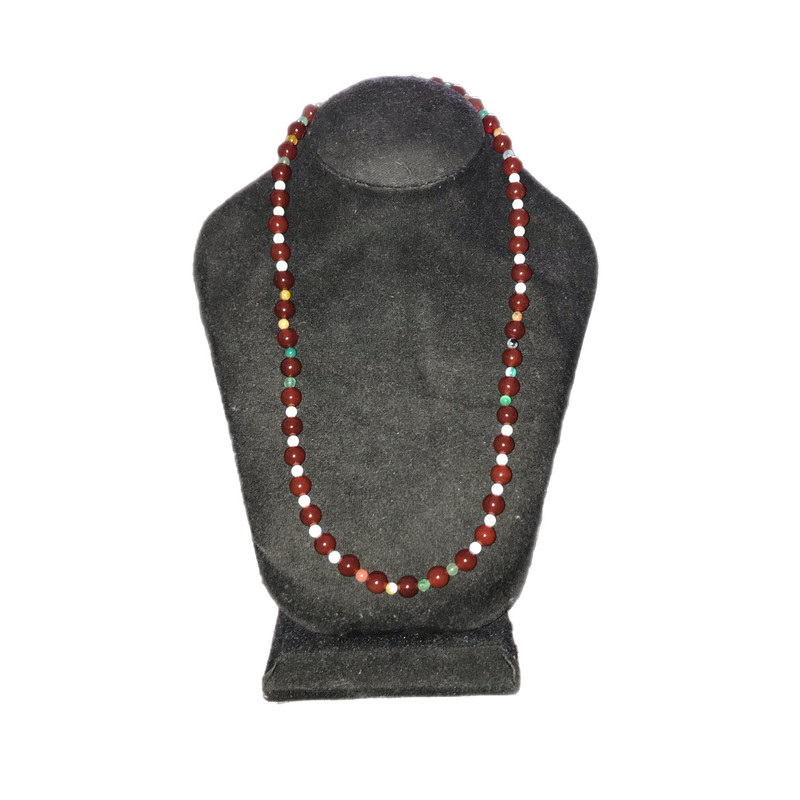 گردنبند مدل سنگ عقیق کد SN-343