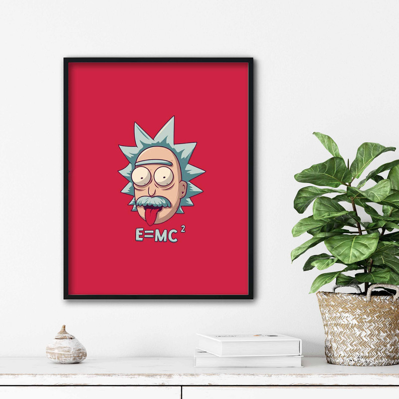 تابلو آتریسا طرح ریک اند مورتی مدل ATr082